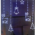RPP 175 ledes 8 programos ledes fényfüggöny karácsonyi figurákkal, 3 méter - hidegfehér