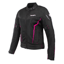RSA Bolt női motoros kabát fekete-fehér-rózsaszín motoros kabát