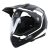 RSA Enduro sisak RSA MX-01 EVO fekete-fehér-szürke