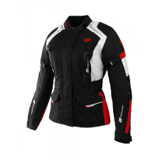 RSA EXO 2 női motoros kabát fekete-szürke-piros motoros kabát
