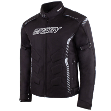 RSA Greby 2 motoros kabát fekete-szürke-fehér motoros kabát