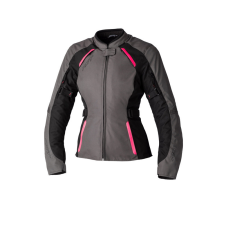 RST Ava CE női textil dzseki - szürke/fekete/neon rózsaszín XS méret motoros kabát
