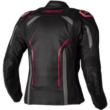 RST Női S1 CE Bőrdzseki - Fekete/Neon Rózsaszín Méret XL motoros kabát
