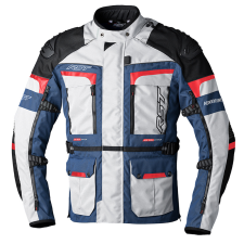 RST pro series adventure-x ce női textil dzseki - ezüst/kék/piros motoros kabát