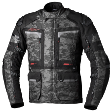 RST pro series adventure-x dzseki textil - szürke/Álcaruha mintás motoros kabát
