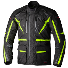 Rst pro series paragon 7 textil dzseki férfi - fekete/neonsárga motoros kabát