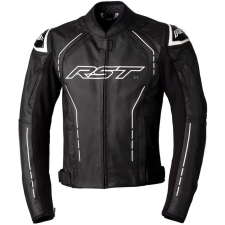 RST S1 CE Bőrdzseki - Fekete/Fekete/Fehér XS méret motoros kabát