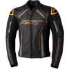 RST S1 CE Bőrdzseki - Fekete/Szürke/Neon Narancs Méret L