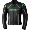 RST S1 CE Bőrdzseki - Fekete/Szürke/Neonzöld Méret XL