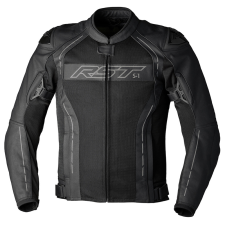 RST s-1 mesh bőrdzseki férfi - fekete motoros kabát