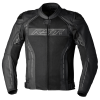 RST s-1 mesh bőrdzseki férfi - fekete