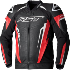 Rst tractech evo 5 bőr dzseki férfi - piros/fekete/fehér motoros kabát