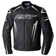 RST tractech evo 5 ce textil dzseki - fekete/fehér/fekete motoros kabát