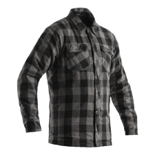  RST x Kevlar® Erősített Favágó CE Textil Dzseki - Sötétszürke, L Méret motoros kabát