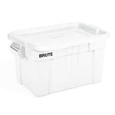 RUBBERMAID Tartós műanyag tároló doboz Brute fedéllel, fehér, 75 l% bútor