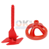 RUBI Cyclone Csavaros szintező 100db FEJ + 500db TALP, 3mm fuga, 3-20mm laphoz (ru35946cs13)