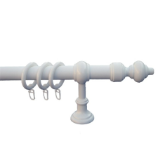 Rúdkarnis műanyag fehér d=28mm 160cm (tartozékkal) karnis, függönyrúd