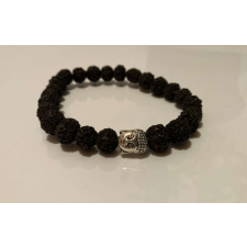 Rudraksha Buddha Karkötő fekete karkötő