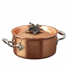 Ruffoni Fazék fedővel, réz, 1,5 literes, Ruffoni, Opus Cupra kollekció edény