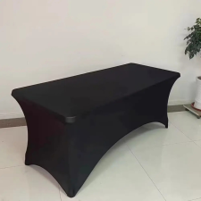 Rugalmas fekete asztalterítő 90x150cm lakástextília