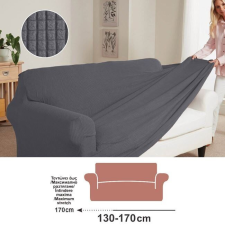 Rugalmas huzat kétszemélyes kanapéhoz, karfás kanapéhoz, 130 - 170 cm, szürke színben. lakástextília