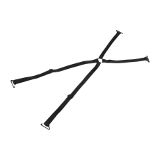  Rugalmas keresztpántok melltartóhoz Chrysalis, 31 - 45 cm, Fekete