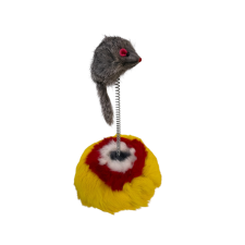  Rugós Egér Cicajáték – színes talppal játék macskáknak