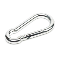 Rugós karabiner szemmel DIN 5299/A 5x50 Vz. barkácsolás, csiszolás, rögzítés