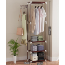  Ruhaállvány LRA-03 fekete bútor