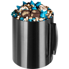 Ruhhy 24619 Állítható, kerek, rozsdamentes acél, 16 - 30 cm, magasság 20 cm (5900779953260) sütés és főzés