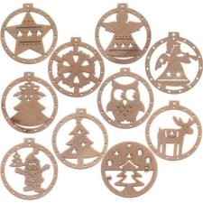 Ruhhy Fa Díszgömbök - 10 Darabos Készlet (00011416) party kellék