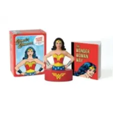 Running Press Wonder Woman Talking Figure and Illustrated Book idegen nyelvű könyv