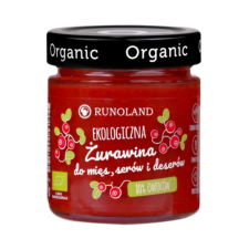 Runoland bio tőzegáfonya szósz húsokhoz 200 g konzerv