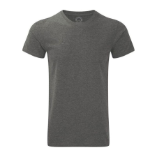 Russell 165M környakas unisex rövid ujjú póló, Grey-S férfi póló