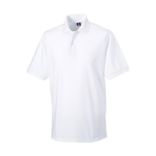 Russell Europe Férfi galléros munkaruha Russel Hard Wearing Polo Shirt 4XL-ig - 4XL, Fehér férfi póló