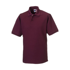 Russell Europe Férfi galléros munkaruha Russel Hard Wearing Polo Shirt 4XL-ig - M, Burgundi vörös férfi póló