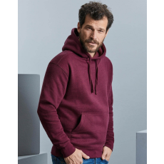 Russell Europe Férfi kapucnis hosszú ujjú pulóver Russell Europe Men's Authentic Melange Hooded Sweat XS, Carbon Melange