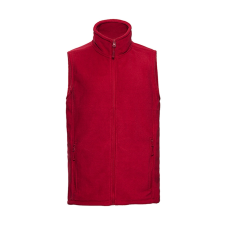 Russell Europe Férfi ujjatlan polár Russell Europe Men&#039;s Gilet Outdoor Fleece XS, Piros férfi kabát, dzseki