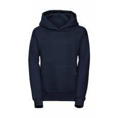 Russell Europe Gyerek kapucnis hosszú ujjú pulóver Russell Europe Kids' Hooded Sweat S (104/3-4), Sötétkék (navy)