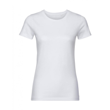 Russell Europe Női rövid ujjú organikus póló Russell Europe Ladies&#039; Pure Organic Tee XL, Fehér női póló