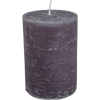  Rusztikus henger gyertya 70x100mm szürke 4db/csom (db ár)