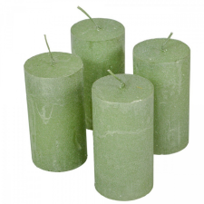 Rusztikus metál henger 50x90 mm Menta 4db/csom (db ár) dekorációs kellék