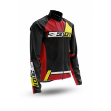  S3 Kollekció 01 Kabát - Fekete/Piros Méret M motoros kabát