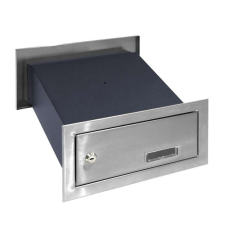S5T beépíthető postaláda RAL7016 + rozsdamentes, 7016 antracit + rozsdamentes postaláda
