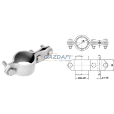 S&G Tűzihorganyzott csőkapocs "ST 03", 34mm/(1") villanyszerelés
