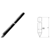 S&amp;G Tűzihorganyzott földelőrúd "ZT 1,0", 1000mm