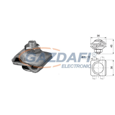 S&amp;G Tűzihorganyzott univerzális kapocs, Fe/Zn, 0,11kg villanyszerelés