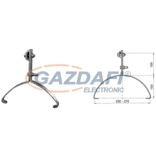 S&amp;G Tűzihorganyzott vezetéktartó kúpcseréphez, Fe/Zn, 0,34kg villanyszerelés