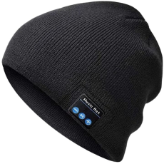 S DEPOT® okoskalap, Bluetooth kapcsolattal, puha kötésből, unisex, sötétszürke