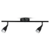  S-Double mennyezeti spot LED lámpatest (2x4.5W) fekete, természetes fehér